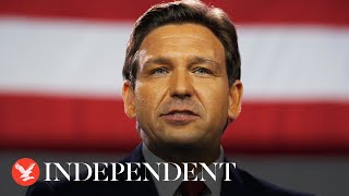 Moment Ron DeSantis ends presidential campaign and endorses Donald Trump [upl. by Bernhard]