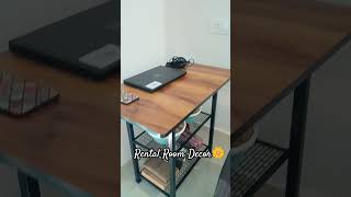 Rental Room decoration ideas 💡room decoration rent budget roomdecor pune [upl. by Horbal500]