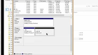 Using Microsofts Diskpart To Recover Unallocated Space [upl. by Euqinu]