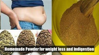 Ajwain Jeera Saunf powder l Cumin Carom Fennel Powder I Homemade Powder for weightloss amp indigestion [upl. by Arteid]