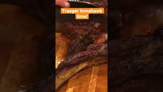 Traeger tomahawk steak shorts [upl. by Glynn]