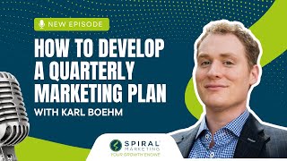 How to Build a Quarterly Marketing Plan  Spiral Marketing Podcast with Karl Boehm [upl. by Leizo]