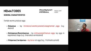 MT 51 Didactics  Parasitology Review Nematodes Part 1 [upl. by Odom67]