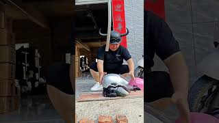 Strongest helmet of the China😳😳🔥 shortvideo shortsfeed shorts facts inzushorts [upl. by Harraf643]