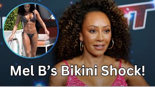 Mel B Wears Transparent Bikini In Public At Vacation Look At Photos [upl. by Siuraj642]