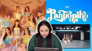 FIRST TIME REACTING TO BINI PANTROPIKO Performance Video  Dance Practice [upl. by Akired47]