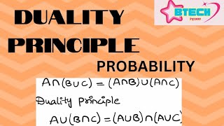 Duality Principle Probability probability education [upl. by Alidia331]