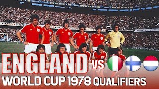 ENGLAND World Cup 1978 Qualification All Matches Highlights  Road to Argentina [upl. by Marelda498]