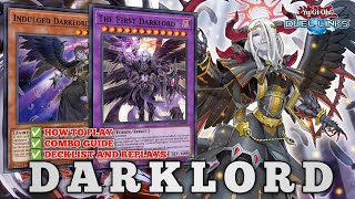 THE FIRST DARKLORD IS HERE Support ampSkillFOR DARKLORDCombo guideDecklistamp ReplaysIN YUGIOH DL [upl. by Bourke505]