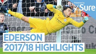 EDERSON  INCREDIBLE DEBUT SEASON  Best of 201718 [upl. by Lliw]