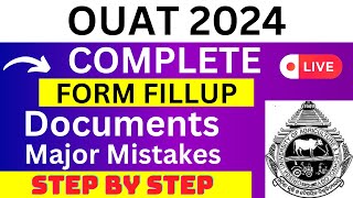 OUAT 2024 Application Form  OUAT Registration 2024 How To Fill OUAT 2024 Application Form [upl. by Aihseyt]