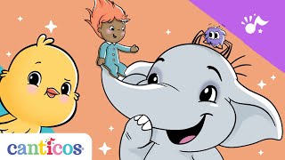 Canticos  38 mins de Canciones infantiles en español  Aprender inglés сanciones dibujos animados [upl. by Ahseket]