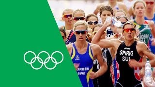 Closest Ever Triathlon Finish  Norden amp Spirig  Olympic Rewind [upl. by Adaiha]