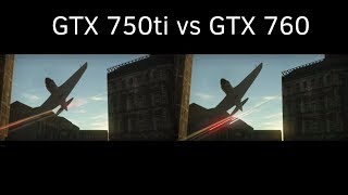 Nvidia Benchmarks  GTX 750ti vs GTX 760 [upl. by Norha]