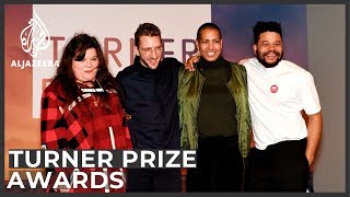 Turner prize competition divided between four artists [upl. by Letti]