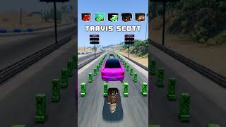 NOOB vs PRO vs HACKER vs HEROBRINE Car Jump Challenge 3 🤫 🚗 shorts beamngdrive [upl. by Meirrak]