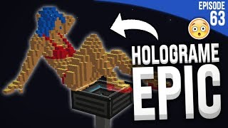 JAI CRÉE UNE MACHINE À HOLOGRAMMES   Minecraft Moddé S4  Episode 63 [upl. by Ahsineb]