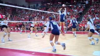 Volleyball at Nebraska PostMatch Comments [upl. by Tija]