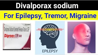 divalproex sodium extended release tablets ip 500mg uses in hindi  antiepileptic drugs [upl. by Arrahs]