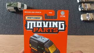 Unboxing Matchbox Moving Parts Mercedes Benz Sprinter 2024 matchbox [upl. by Ecydnac2]