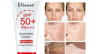 Affordable Sunscreen cream  Disaar spf 50 sunscreen price gracestudio [upl. by Langham87]