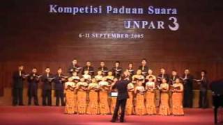 Gracioso Sonora Choir  Pujilah Tuhan Mazmur 103  KPS UNPAR 2005 [upl. by Melessa377]