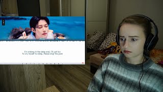 REACTING TO Stray Kids Felix  Deep end Lyrics Color CodedEng [upl. by Anyat]