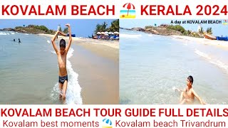 Kovalam  Kovalam beach Kerala  Kovalam beach tour guide Kovalam beach Trivandrum Kaushik Trip [upl. by Notyalc]