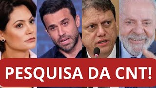 PESQUISA CNT EXTREMADIREITA RACHA EM TRÊS CANDIDATURAS E ENFRAQUECE PERANTE LULA [upl. by Milas]