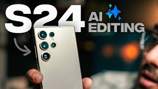 The CRAZY AI Photo Editing Features Inside Samsung Galaxy S24 [upl. by Akinorev]