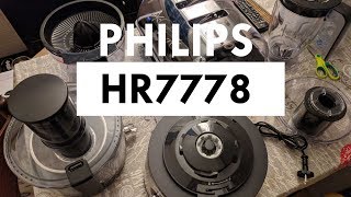 Philips HR7778  Robot da cucina 1300W  Recensione [upl. by Baylor774]