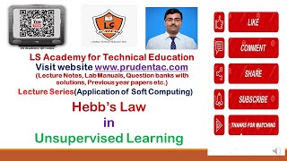 Hebbs law in Unsupervised Learning application of soft computing as per AKTU Syllabus [upl. by Peggie]