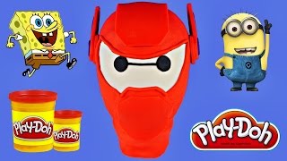 Giant Play Doh Surprise Egg BAYMAX from BIG HERO 6 [upl. by Pitchford119]