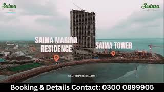 Saima HMR Waterfront  Construction work is in full swing at DHA Phase 8 2024 [upl. by Langham]