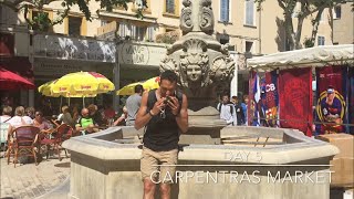 Carpentras Market is in France Day 5 [upl. by Rybma772]