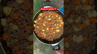 Ground beef with potatoes beef mince recipe Allo keema recipe [upl. by Notlrahc]