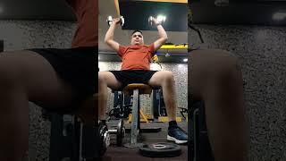 Shoulder Dumbell Workout in Gymtrendingreelsshoulderworkoutdumbellsrsvlogs2789gymroutineviral [upl. by Schumer]