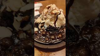 Sizzle Dizzle Brownie with vanilla fudge shorts youtubeshorts reels trending viralshort [upl. by Yrennalf]