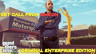 How To Make Simeon Call You  Unlock Property Purchase  GTA 5Epic Games [upl. by Oliric]