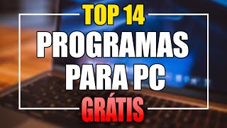 Melhores Programas Gratuitos 2023 para PC Desktop  TOP 14  Totalmente Grátis [upl. by Zilla55]