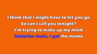 Dayglow  Can I Call You Tonight Karaoke  Instrumental with Lyrics [upl. by Eden]