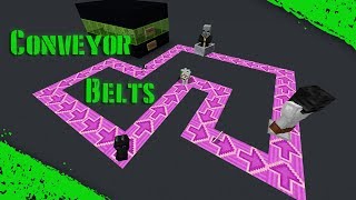 Minecraft Conveyor Belts with 1 command [upl. by Skye874]