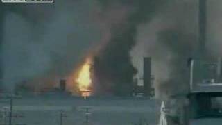 Texas Oil Refinery Explodes [upl. by Ahsienom479]