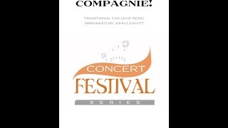 Vive la compagnie TTBB Choir  Arranged by John Leavitt [upl. by Airtemad]