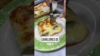 Los MEJORES CANELONES DE POLLO 🔥🐔 [upl. by Gregoire]