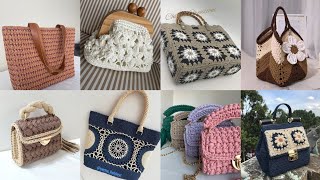 Ideas modernas y elegantes para diseñar bolsos de crochet [upl. by Oigroig]