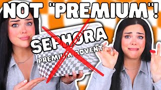 Sephora HOW IS THIS quotPREMIUMquot  Expensive Sephora Premium Advent Calendar Unboxing [upl. by Anelhtac]