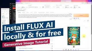 FLUX AI Install locally use for free without ComfyUI – Simple Beginner Tutorial for FLUX1 dev [upl. by Annawit437]