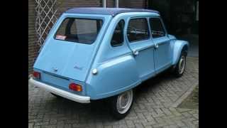 Citroen Dyane 1973 Blue Camargue Restauration almost finished [upl. by Reklaw]