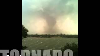 Granbury Tornado footage [upl. by Armando472]